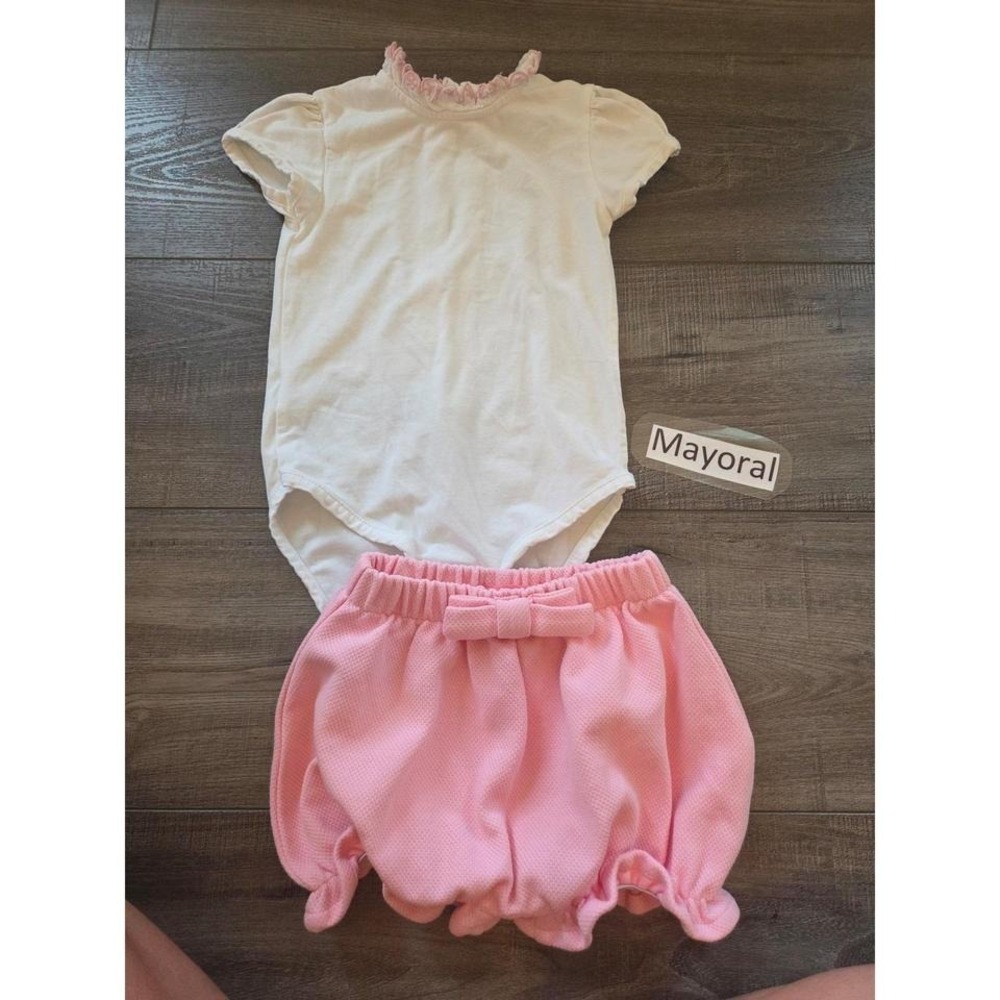 Mayoral baby girl outfit 12 mos